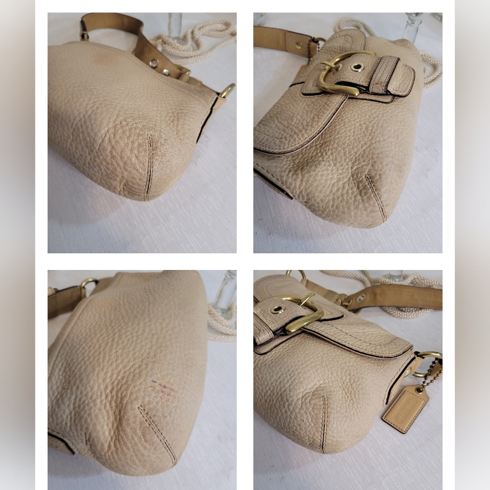 Leather Coach shoulder bag - Picture 10 of 11